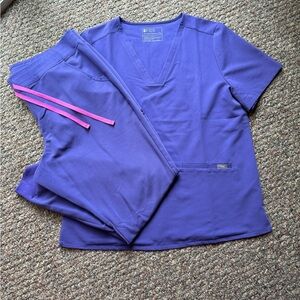 Figs Casma 3 pocket scrub top and jogger pants both size XXL